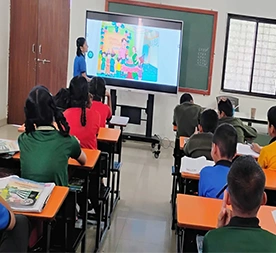 best English medium primary school classroom in Dehu